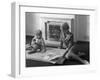 Domestic Fire Place Advertisment for the Ncb, 1967-Michael Walters-Framed Photographic Print