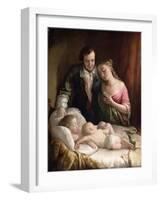 Domestic Happiness, 1849-Lilly Martin Spencer-Framed Giclee Print