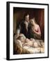 Domestic Happiness, 1849-Lilly Martin Spencer-Framed Giclee Print