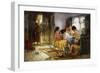 Domestic Interior Scene-Frederick Arthur Bridgman-Framed Giclee Print