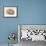 Domestic Kitten (Felis Catus) Next to Bunny, Domestic Rabbit-Jane Burton-Framed Photographic Print displayed on a wall