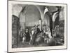 Domestic Life in the East Visit of European Ladies to a Harem at Tunis Tunisia 1876-null-Mounted Giclee Print