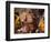 Domestic Piglets, Resting Amongst Vegetables, USA-Lynn M. Stone-Framed Premium Photographic Print