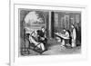 Domestic Scene, Ladies at their Usual Employments, 1847-Evans-Framed Giclee Print