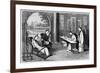 Domestic Scene, Ladies at their Usual Employments, 1847-Evans-Framed Giclee Print