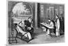 Domestic Scene, Ladies at their Usual Employments, 1847-Evans-Mounted Giclee Print