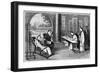 Domestic Scene, Ladies at their Usual Employments, 1847-Evans-Framed Giclee Print