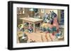 Domestic Scene with Mice-null-Framed Art Print