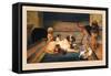 Domestic Scene-William Henry Hamilton Trood-Framed Stretched Canvas