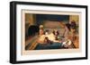 Domestic Scene-William Henry Hamilton Trood-Framed Art Print