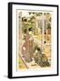 Domestic Scene-Kitagawa Utamaro-Framed Art Print