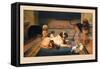 Domestic Scene-William Henry Hamilton Trood-Framed Stretched Canvas