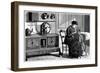 Domestic Sewing Machine Powered by Steam, 1883-null-Framed Premium Giclee Print