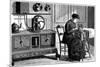 Domestic Sewing Machine Powered by Steam, 1883-null-Mounted Giclee Print