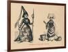 'Domestics of the 15th Century',-John Leech-Framed Giclee Print