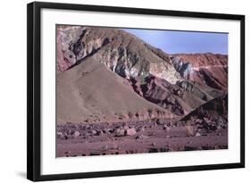 Domeyko Mountains, Called Rainbow Valley, Atacama Desert, Chile-Mallorie Ostrowitz-Framed Photographic Print