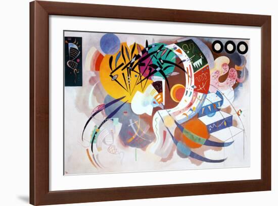 Dominant Curve, c.1936-Wassily Kandinsky-Framed Art Print