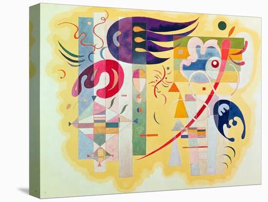 Dominant Violet, 1934-Wassily Kandinsky-Stretched Canvas