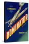 Dominator Brand Produce Crate Label-Found Image Press-Stretched Canvas