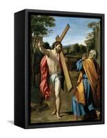 Domine, Quo Vadis?, C. 1602-Annibale Carracci-Framed Stretched Canvas