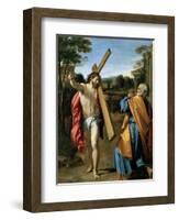 Domine, Quo Vadis?, C. 1602-Annibale Carracci-Framed Giclee Print