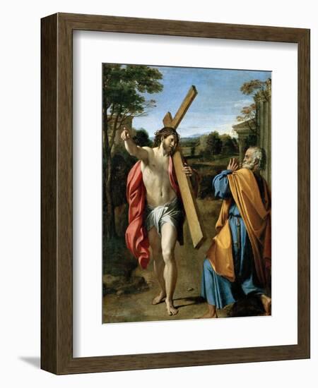 Domine, Quo Vadis?, C. 1602-Annibale Carracci-Framed Giclee Print