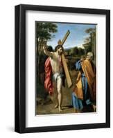 Domine, Quo Vadis?, C. 1602-Annibale Carracci-Framed Giclee Print