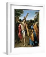 Domine, Quo Vadis?, C. 1602-Annibale Carracci-Framed Giclee Print