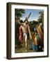 Domine, Quo Vadis?, C. 1602-Annibale Carracci-Framed Giclee Print