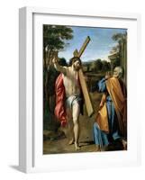 Domine, Quo Vadis?, C. 1602-Annibale Carracci-Framed Giclee Print