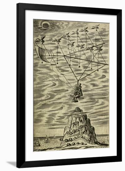 Domingo Gonsales Being Transported To the Moon-Domingo Gonsales-Framed Giclee Print