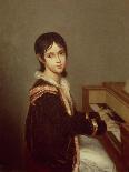 The Artist's Daughter at the Piano-Domingos Antonio De Sequeira-Mounted Giclee Print