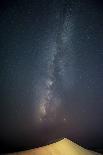 The Milky Way over sand dunes in the Rub Al Khali desert (Empty Quarter) in Abu Dhabi Emirate-Dominic Byrne-Framed Photographic Print