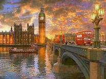 Westminster Sunset-Dominic Davison-Art Print