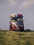 VW Camper Van with Surf Boards on Roof-Dominic Harcourt-webster-Stretched Canvas