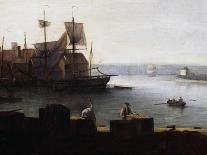 Foudroyant and Pegase Entering Portsmouth Harbour, 1782-Dominic Serres-Giclee Print