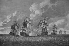 Foudroyant and Pegase Entering Portsmouth Harbour, 1782-Dominic Serres-Giclee Print