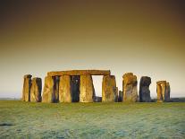 Standing Stone Circle at Sunrise, Stonehenge, Wiltshire, England, UK, Europe-Dominic Webster-Photographic Print