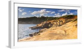 Dominica, Calibishie. the Red Rocks at Pointe Baptiste.-Nick Ledger-Framed Photographic Print