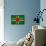 Dominica Flag Design with Wood Patterning - Flags of the World Series-Philippe Hugonnard-Framed Stretched Canvas displayed on a wall
