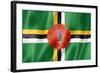 Dominica Flag-daboost-Framed Art Print