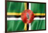 Dominica Flag-daboost-Framed Art Print