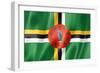 Dominica Flag-daboost-Framed Art Print