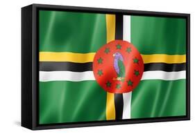 Dominica Flag-daboost-Framed Stretched Canvas