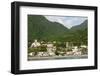 Dominica, Roseau, View of Villages South of Roseau on the Green Hills-Anthony Asael-Framed Photographic Print