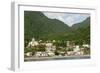 Dominica, Roseau, View of Villages South of Roseau on the Green Hills-Anthony Asael-Framed Photographic Print