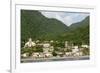 Dominica, Roseau, View of Villages South of Roseau on the Green Hills-Anthony Asael-Framed Photographic Print