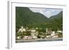 Dominica, Roseau, View of Villages South of Roseau on the Green Hills-Anthony Asael-Framed Photographic Print