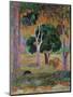 Dominican Landscape Or, Landscape with a Pig and Horse, 1903-Paul Gauguin-Mounted Giclee Print