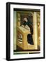 Dominican Monk at His Desk, from the Cycle of "Forty Illustrious Members of the Dominican Order"-Tommaso Da Modena-Framed Giclee Print